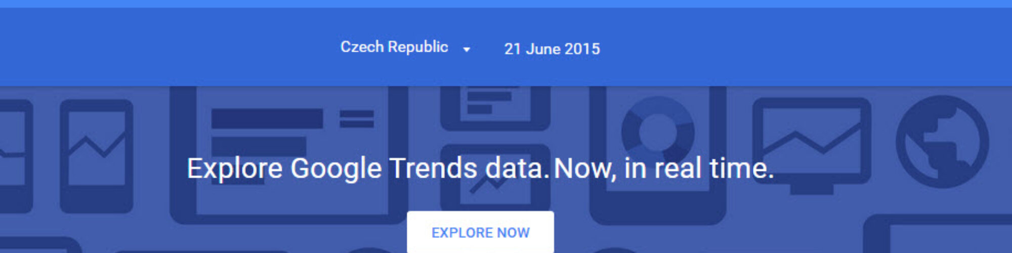 Google Trends v reálném čase
