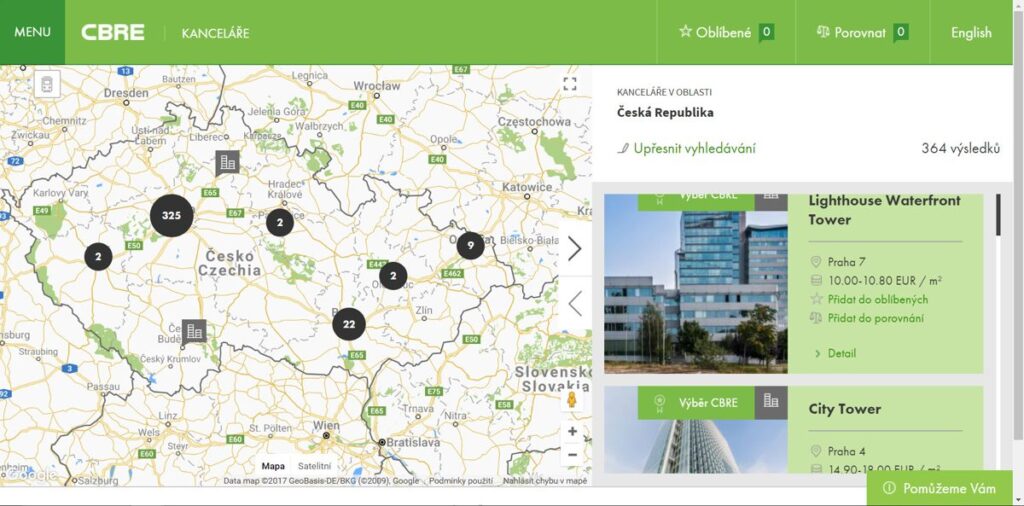CBRE reality: Vysoce konkurenční obor